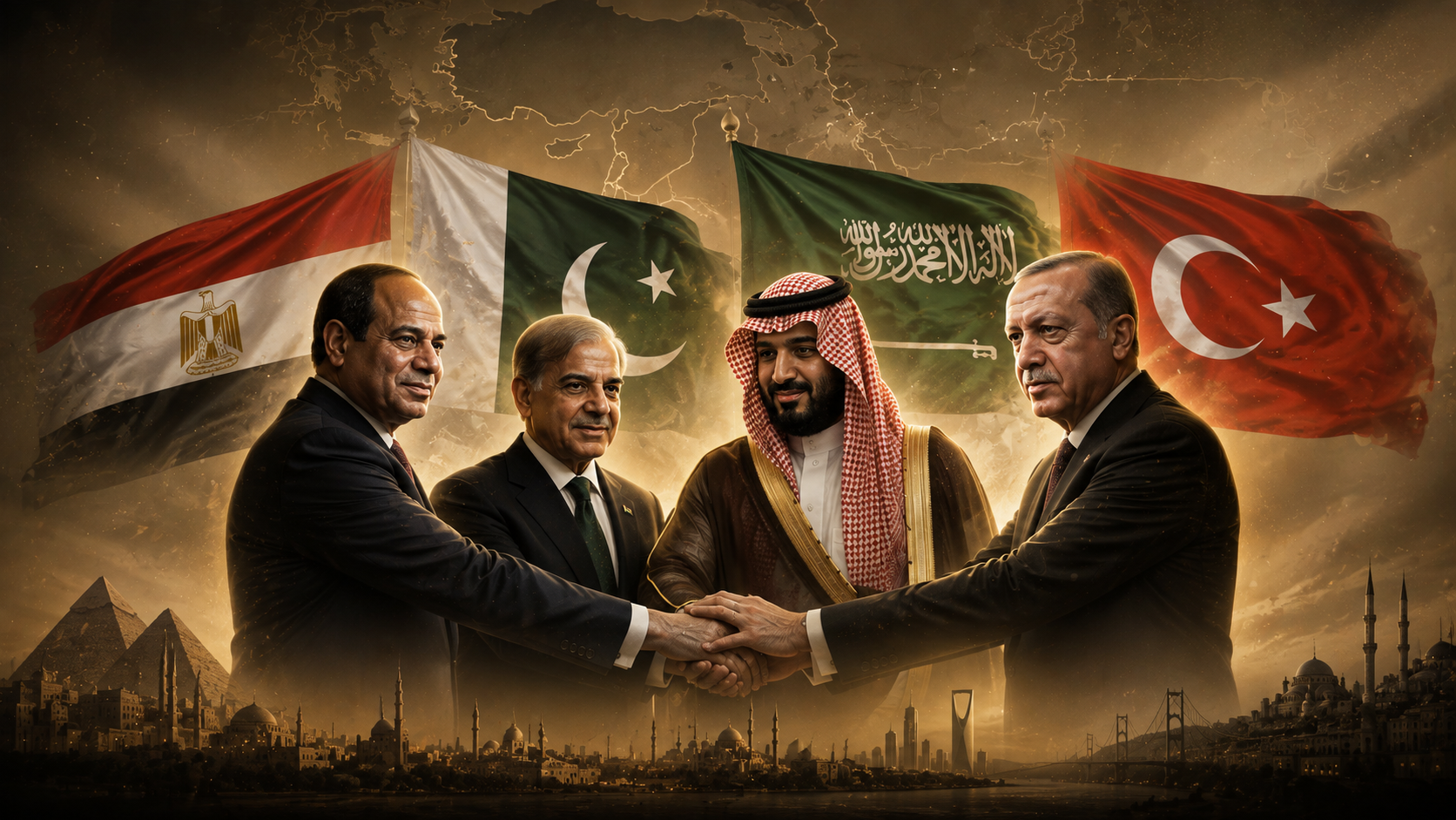Új geopolitikai szövetség a Közel-Keleten: Egyiptom, Szaúd-Arábia, Törökország és Pakisztán összefogása