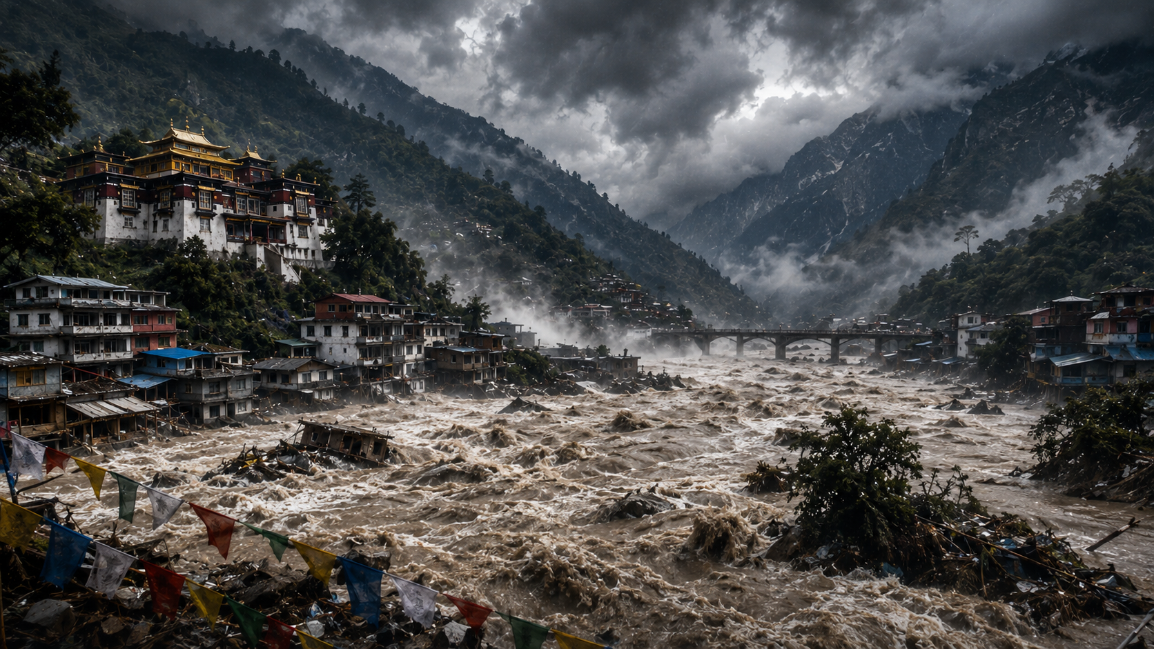 Katasztrófa a Nepál-Tibet határon