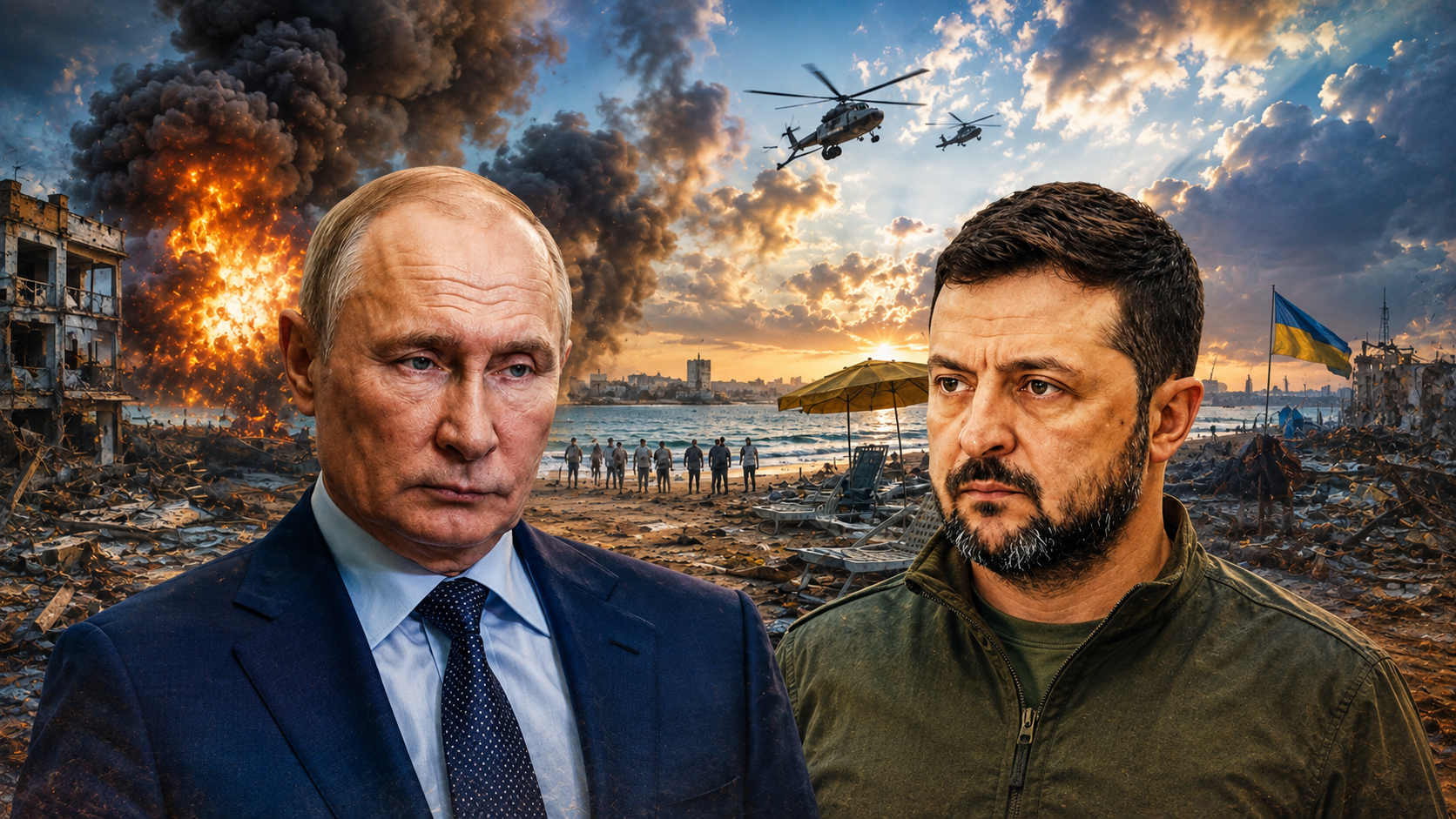 Ukrán dróntámadás áldozatokat követelt egy orosz tengerparti üdülőhelyen
